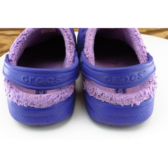 Crocs‎ Youth Girls Shoes Size 3 M Purple Clog Synthetic - Picture 5 of 7